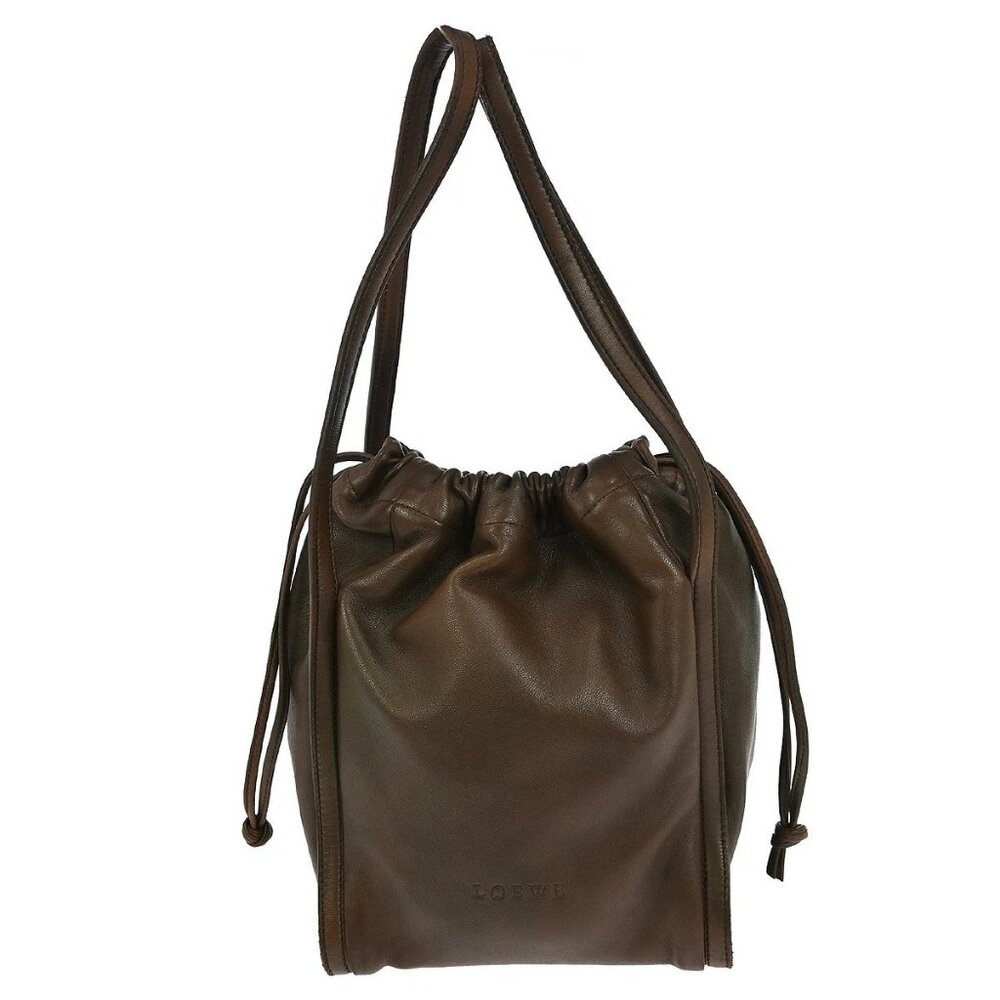 Loewe Brown Lambskin Handbag